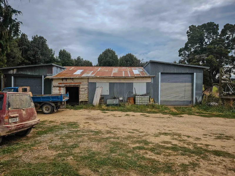 Before workshop shed upgrade, originally a converted house