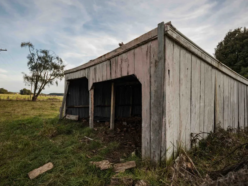 Exterior cladding and upgrade required on this old rural building